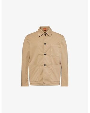 Barena Visal Regular-Fit Cotton Overshirt - Natural