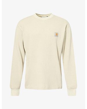 Carhartt Vista Long-Sleeve Cotton T-Shirt - Natural