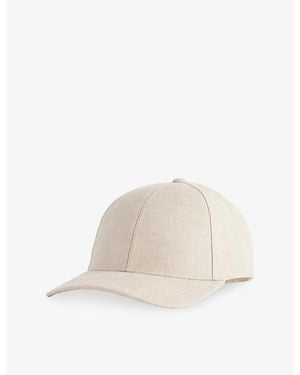 Varsity Headwear Legacy Structured Linen Cap - Natural