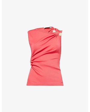 Christopher Esber Callisto Trinity Jersey Tank Top - Red