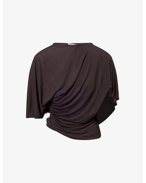 Christopher Esber Fluted Woven Top - Brown