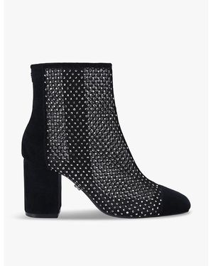 Kurt geiger black suede ankle boots deals