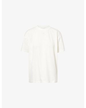 GYMSHARK Lifestyle Club Graphic Cotton T-Shirt - White