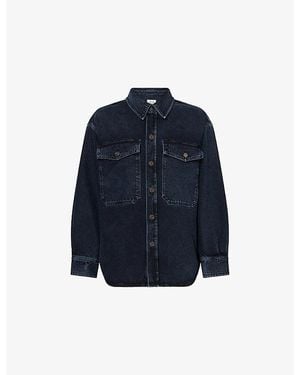 Agolde Park Shirt Denim Jacket - Blue