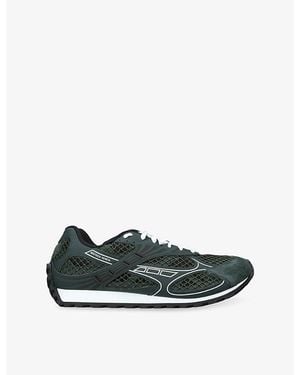 Bottega Veneta Orbit Woven Trainers - Green