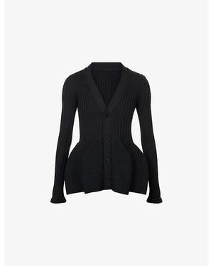 CFCL Pottery Glitter Knitted Cardigan - Black