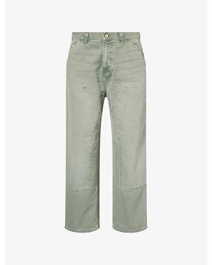 Carhartt Double Knee Cotton Denim Jeans - Green