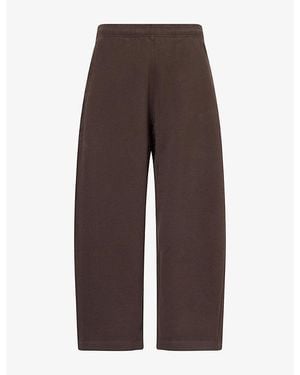 Jacquemus Le Jogging Montaigne Cotton Jogging Bottoms - Brown