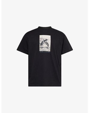 Carhartt No Play Crewneck Cotton-Jersey T-Shirt - Black