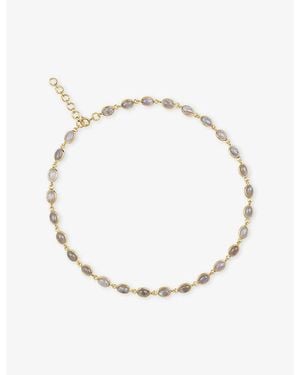 La Maison Du Couturier Amadeus Luna 18Ct Vermeil And Labradorite Necklace - Metallic