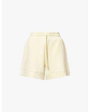 Varley Atrium High-Rise Jersey Shorts - Natural