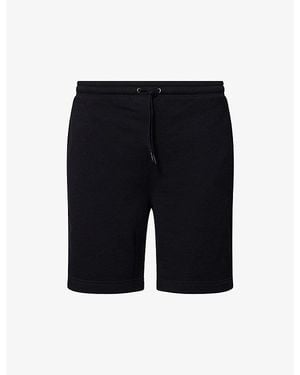 Derek Rose Quinn 1 Straight-Leg Cotton-Blend Jersey Drawstring Shorts - Black
