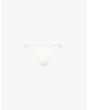 Sloggi Zero Feel Bliss Lace Thong - White