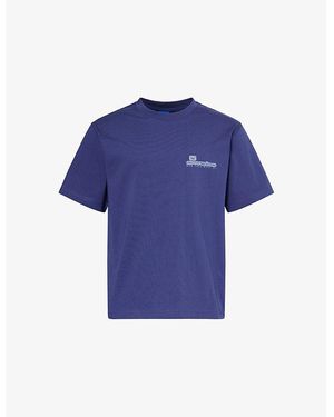 AWAKE NY New York City Graphic-Print Cotton T-Shirt - Blue
