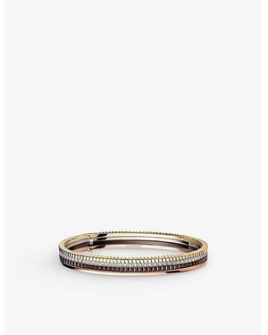 Boucheron Quatre Classique Small Pvd-Coated 18Ct, And And 0.78Ct Brilliant-Cut Diamond Bangle - White
