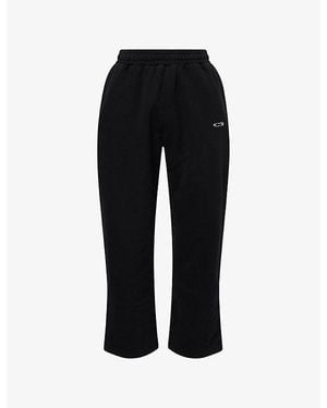 Cole Buxton Surf Baggy Cotton Jogging Bottoms - Black