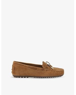 Carvela Kurt Geiger Mercato Suede Loafers - Brown