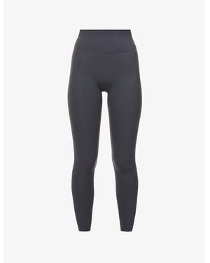 ADANOLA Ultimate Tall Mid-Rise Stretch-Jersey Leggings - Blue