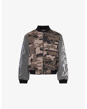 Trapstar X Ed Hardy Lover Boy Ma Cotton Jacket - Black