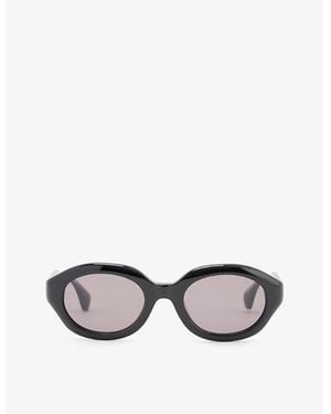 Vivienne Westwood Vw5024 Zephyr Oval-frame Acetate Sunglasses - Multicolor