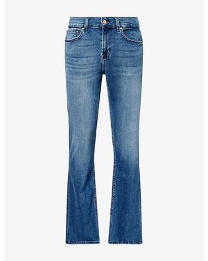 7 For All Mankind Austyn Straight-Leg Denim Jeans - Blue