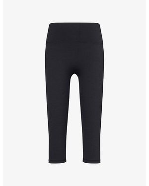 Sisterly Tribe Softsculpt Capri High-Rise Gym Leggings - Blue