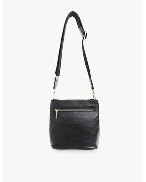 Whistles Dion Double-Pouch Leather Bucket Bag - Black