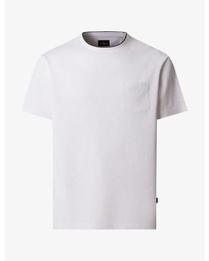 Hackett Round-Neck Short-Sleeve Cotton T-Shirt - White