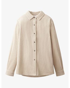 The White Company Cord Relaxed-Fit Cotton Shirt - Natural