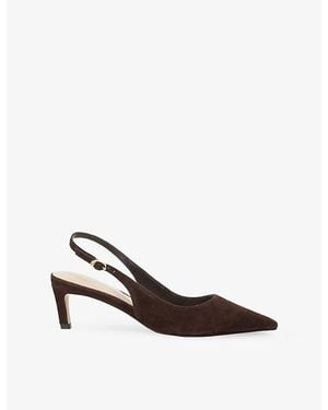 Dune Celinna Heeled Leather Courts - Multicolor