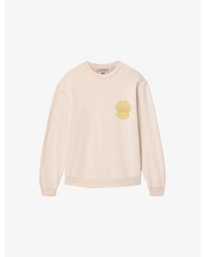 AllSaints Sun City Cotton-Jersey Sweatshirt - Natural