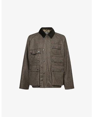 Barbour Editor Relaxed-Fit Wool Jacket - Brown