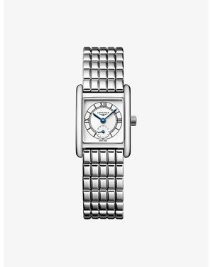 Longines L5.200.4.75.6 Mini Dolcevita Stainless-Steel Quartz Watch - White