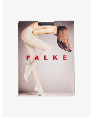 FALKE Tulip-Pattern 20-Denier Tights - Pink