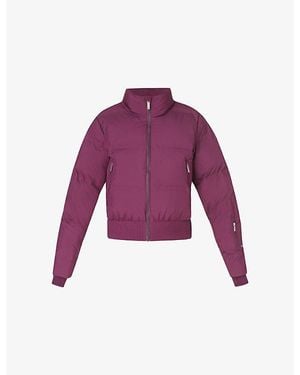 Sweaty Betty Cropped Waterproof Ski Jacket - Purple