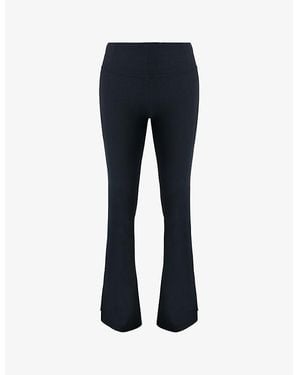 Sweaty Betty Soft Sculpt Flare 30Inch Stretch-Woven Yoga Trousers - Blue