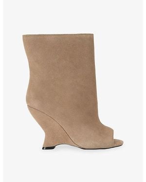 Steve Madden Rylix Suede Ankle Boots - Brown