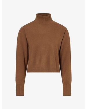 LeKasha Turtleneck Cashmere Knit Jumper - Brown