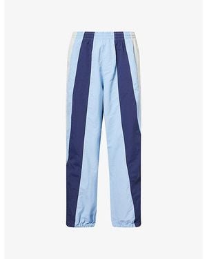 AWAKE NY Pusherman Panelled Track Shell Jogging Bottoms - Blue