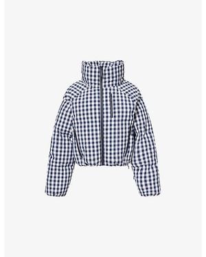 CORDOVA Cortina Vichy Shell Puffer Jacket - Blue