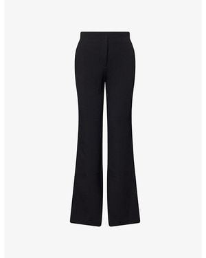 Jonathan Simkhai Kenna Bootcut-Leg Double-Twill Trousers - Blue