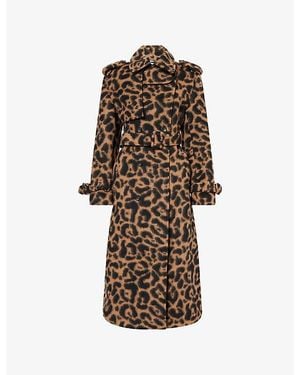 Jonathan Simkhai Rumi Belted Woven Coat - Brown