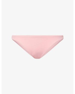 Melissa Odabash Lima High-Leg Bikini Bottoms - Pink