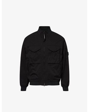 C.P. Company Pro-Tek Lens High-Neck Woven Jacket - Black
