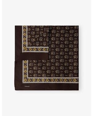 Soeur Classique Cotton-Voile Scarf - Black