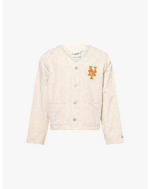 KTZ New York Mets Mlb Cotton Jacket - Natural
