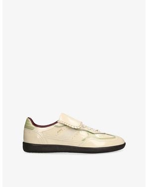 Alohas Tb.490 Club Patent-Leather Low-Top Sneakers - White