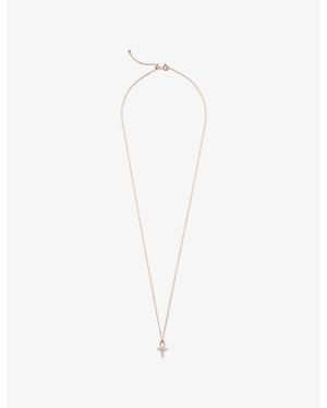 Kismet by Milka Ankh Mini 0.04Ct Diamond Pendant Necklace - White
