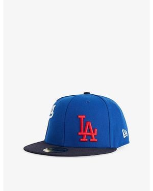KTZ 59Fifty La Dodgers Mlb Multi-Logo Woven Baseball Cap - Blue