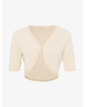 Phase Eight Riah Knitted Bolero Shrug - White